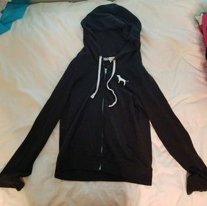 Pink zip up hoodie